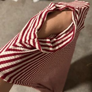 Faux turtle neck sleeveless dress